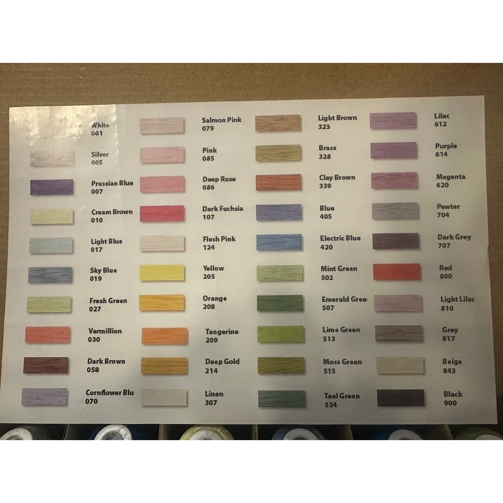 Tao Together As One 40‎ Spool Embroidery Machine Thread Set 550 Yards
